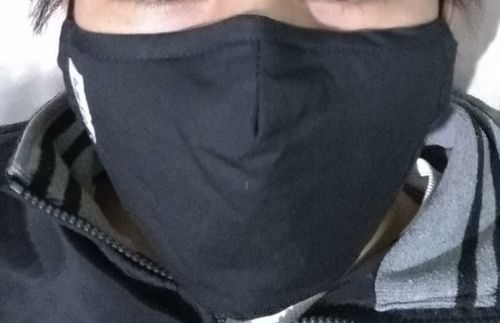 Customer photo review of Carbon Filter and Cotton PM2.5 mask in multiple colors + 2 filters