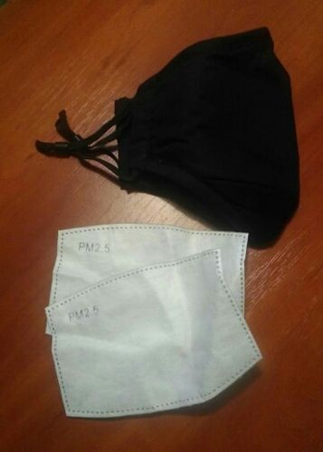 Customer photo review of Carbon Filter and Cotton PM2.5 mask in multiple colors + 2 filters