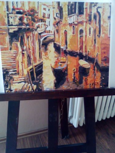 Customer photo review of Malen nach Zahlen - Kanal in Venedig