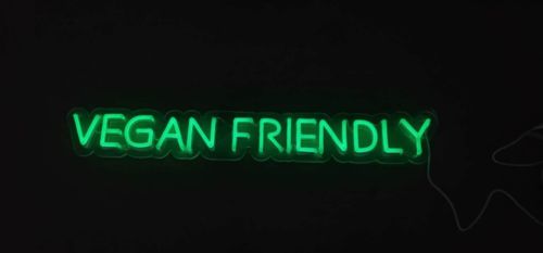 Customer photo review of 'Vegan' Neon Sign