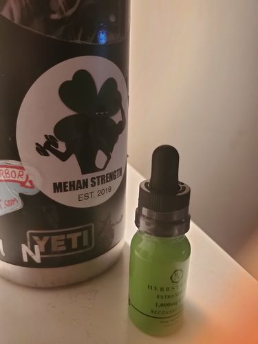 Customer photo review of 30% Off - Extra Strong Recovery Drops 1000mg