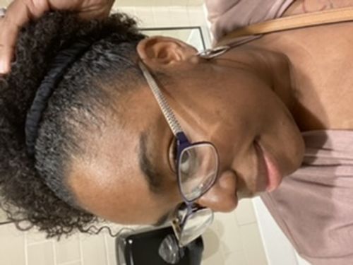 Customer photo review of Oversized, Thick Afro-Puff Scrunchies™