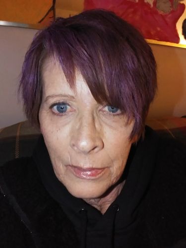 Customer photo review of Purple Hair Color Wax