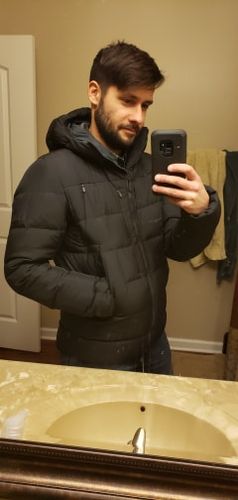 Customer photo review of MEN'S CRYOS DOWN PARKA II