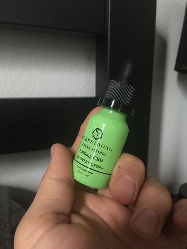 Customer photo review of Strong Paws CBD Recovery Drops - 250MG