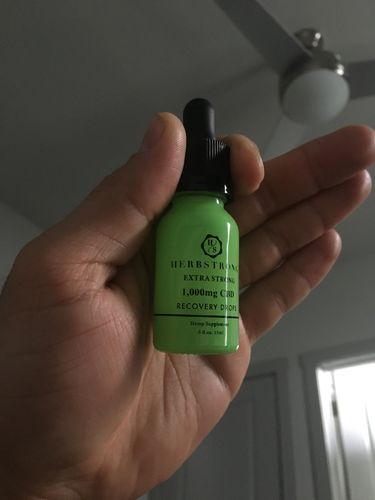 Customer photo review of Extra Strong Recovery CBD Capsules