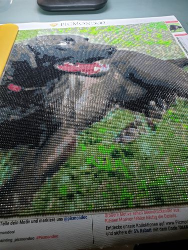 Customer photo review of Dein LIEBLINGSBILD - Als Diamond Painting