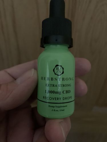 Customer photo review of 30% Off - Extra Strong Recovery Drops 1000mg