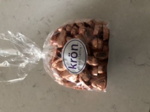 Customer photo review of Foiled chocolate hearts