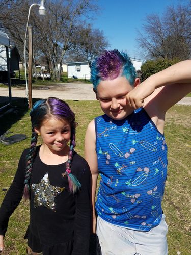 Customer photo review of Hair Color Wax