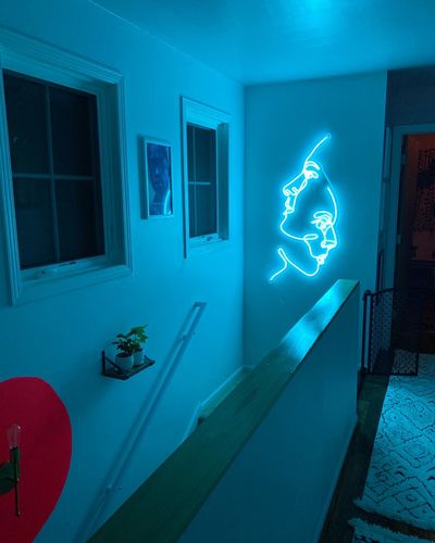 Customer photo review of 'Two Face' Neon Sign