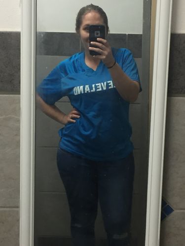 Customer photo review of Santa Monica Skinny Maternity Jeans