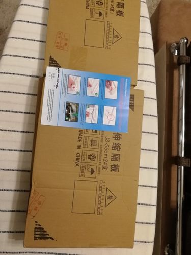 Customer photo review of Adjustable Closet Organizer