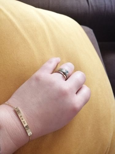Customer photo review of Eternal Love customizable bracelet gifts