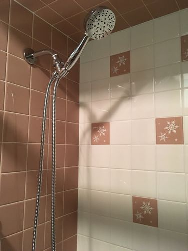 Customer photo review of 3-Spray Handheld Shower Head Set