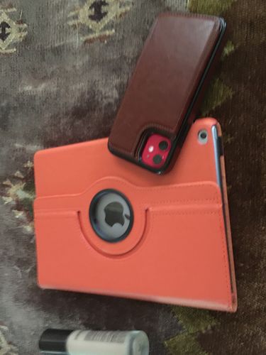 Customer photo review of Premium Genuine Leather Wallet Case for iPhone