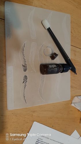 Customer photo review of Microblading Training Kit (Products)