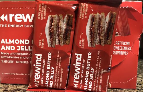 Customer photo review of Almond Butter & Jelly (Box of 12 Superbars)