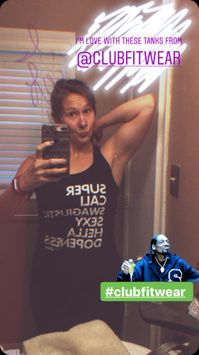 Customer photo review of BLACK & WHITE TANK SALE