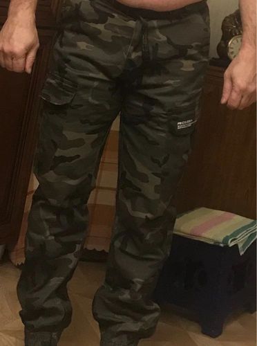 Customer photo review of Torino Camo Joggers