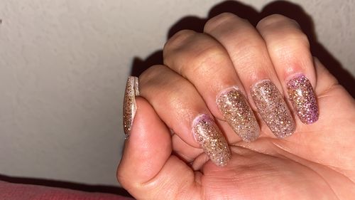 Customer photo review of Glam Powder Top Coat