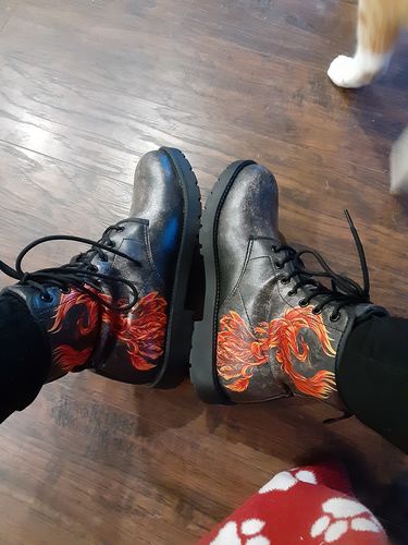 Customer photo review of Phoenix 1 Handcrafted Boots