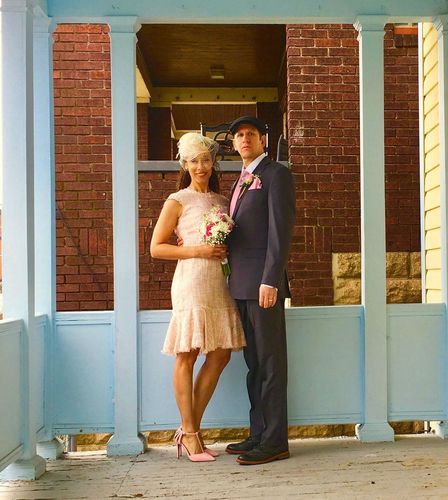 Customer photo review of Cinderella Pink Checkered Tie