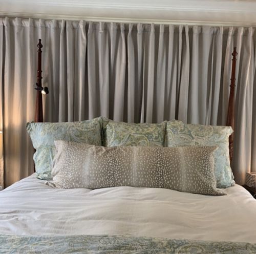 Customer photo review of Antelope Beige Pillow Cover