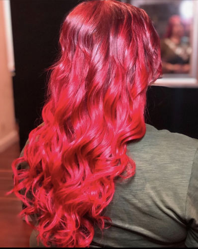 Customer photo review of Tape in Balayage Ash Blonde Human Hair Extensions Balayage #Nordic