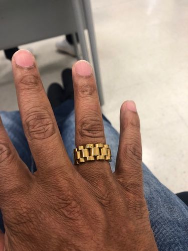Customer photo review of Rolley 24K Gold Plated Ring