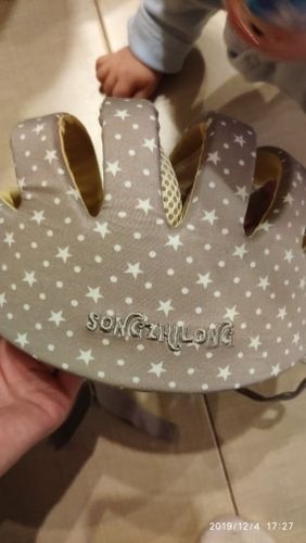 Customer photo review of Heavy Duty Baby Flat Head Protector Helmet