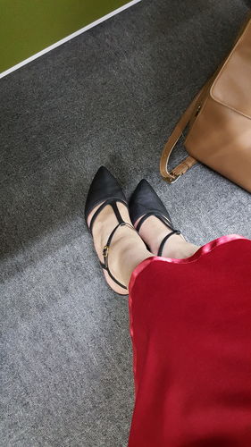 Customer photo review of Ariel Heels in Black