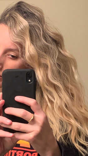 Customer photo review of Mermade Hair Waver - Pink - 32mm