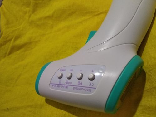 Customer photo review of In Stock Touch Free Forehead infrared Thermometer - For Adults and Kids