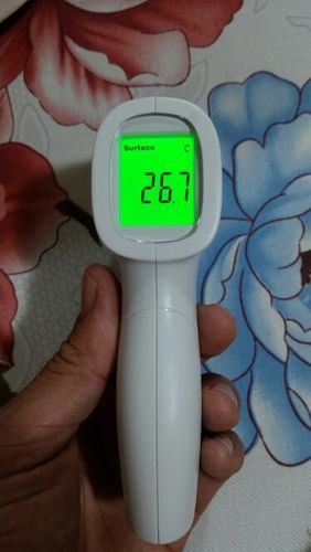 Customer photo review of No Contact Infrared Forehead Thermometer - For Adults or Kids