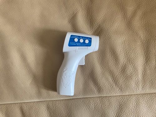 Customer photo review of In Stock Touch Free Forehead infrared Thermometer - For Adults and Kids