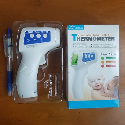 Customer photo review of No Contact Infrared Forehead Thermometer - For Adults or Kids