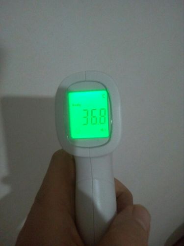 Customer photo review of No Contact Infrared Forehead Thermometer - For Adults or Kids