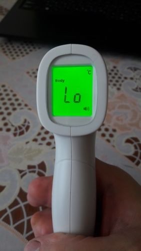Customer photo review of No Contact Infrared Forehead Thermometer - For Adults or Kids