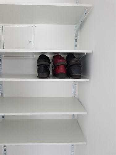 Customer photo review of Höhenverstellbarer Schuhplatz Verdoppler (5 Stück)