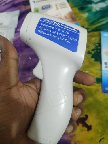 Customer photo review of No Contact Infrared Forehead Thermometer - For Adults or Kids