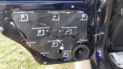 Customer photo review of SoundSkins Pro Door Kit