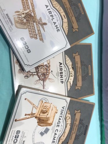 Customer photo review of 3D Wooden Puzzle Model Kits - Collection 1