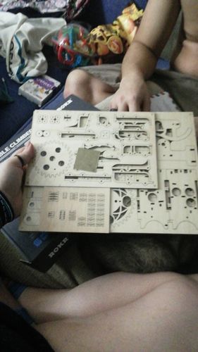 Customer photo review of Robotime 3D Wooden Marble Run Kit