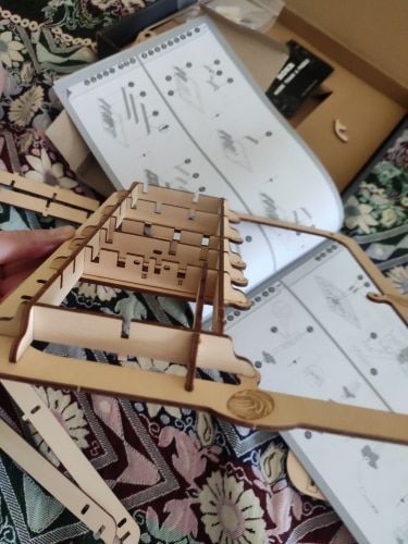 Customer photo review of Robotime 3D Wooden Marble Run Kit