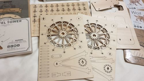 Customer photo review of 3D Wooden Puzzle Model Kits - Collection 1