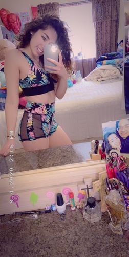 Customer photo review of Net Insert Gym to Swim Shorts - Black Floral