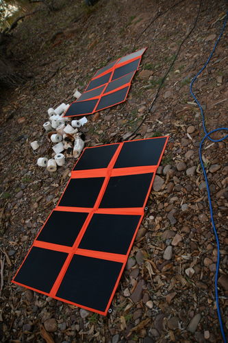 Customer photo review of 280W Blanket Style Solar Panel for Caravan, Camping, Boats, 4WD, Motorhome