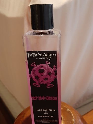 Customer photo review of Drop Dead Gorgeous Hand Sanitizer