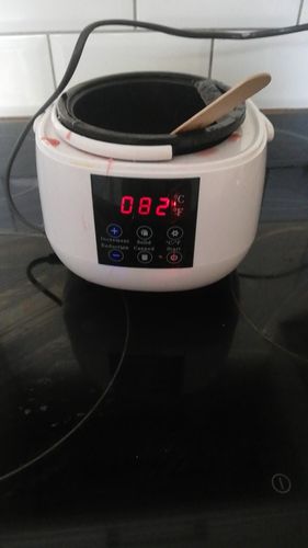 Customer photo review of Ultimate Hard Waxing Hair Removal Machine Home Kit